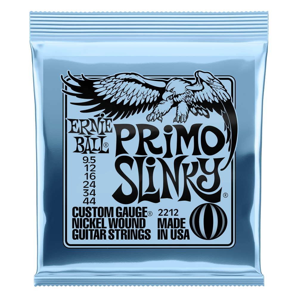 Ernie Ball Primo Slinky Nickel Wound Electric Guitar Strings (9.5-44)