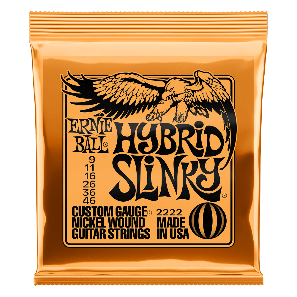 Ernie Ball Hybrid Slinky Nickel Wound Electric Guitar Strings (9-46)