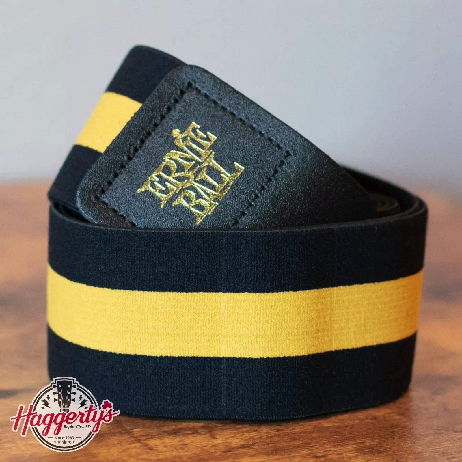 Ernie Ball Stretch Comfort Racer Guitar Strap - Yellow