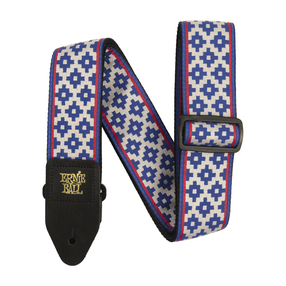 Ernie Ball Blue Crux Classic Jacquard Guitar Strap