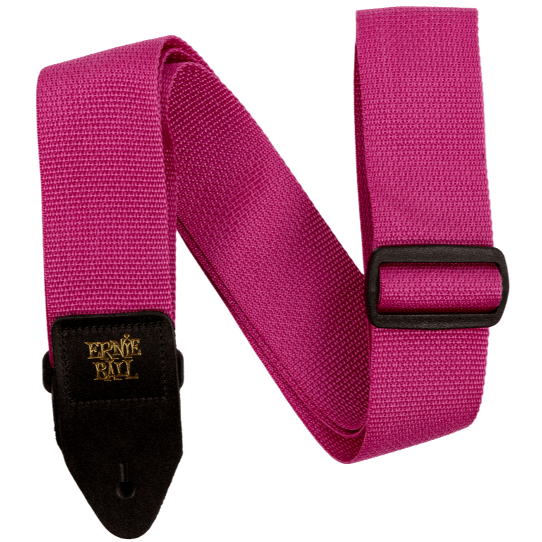 Ernie Ball Polypro Guitar Strap - Raspberry