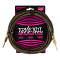 Ernie Ball Braided Instrument Cable Straight/Straight 10ft Pay Dirt