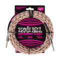 Ernie Ball Braided Instrument Cable Straight/Straight 18ft Emerald Argyle