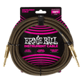 Ernie Ball Braided Instrument Cable Straight/Straight 18ft Pay Dirt