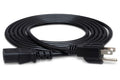 Hosa PWC-148 Power Cord (IEC C13 to NEMA 5-15P, 8 ft)
