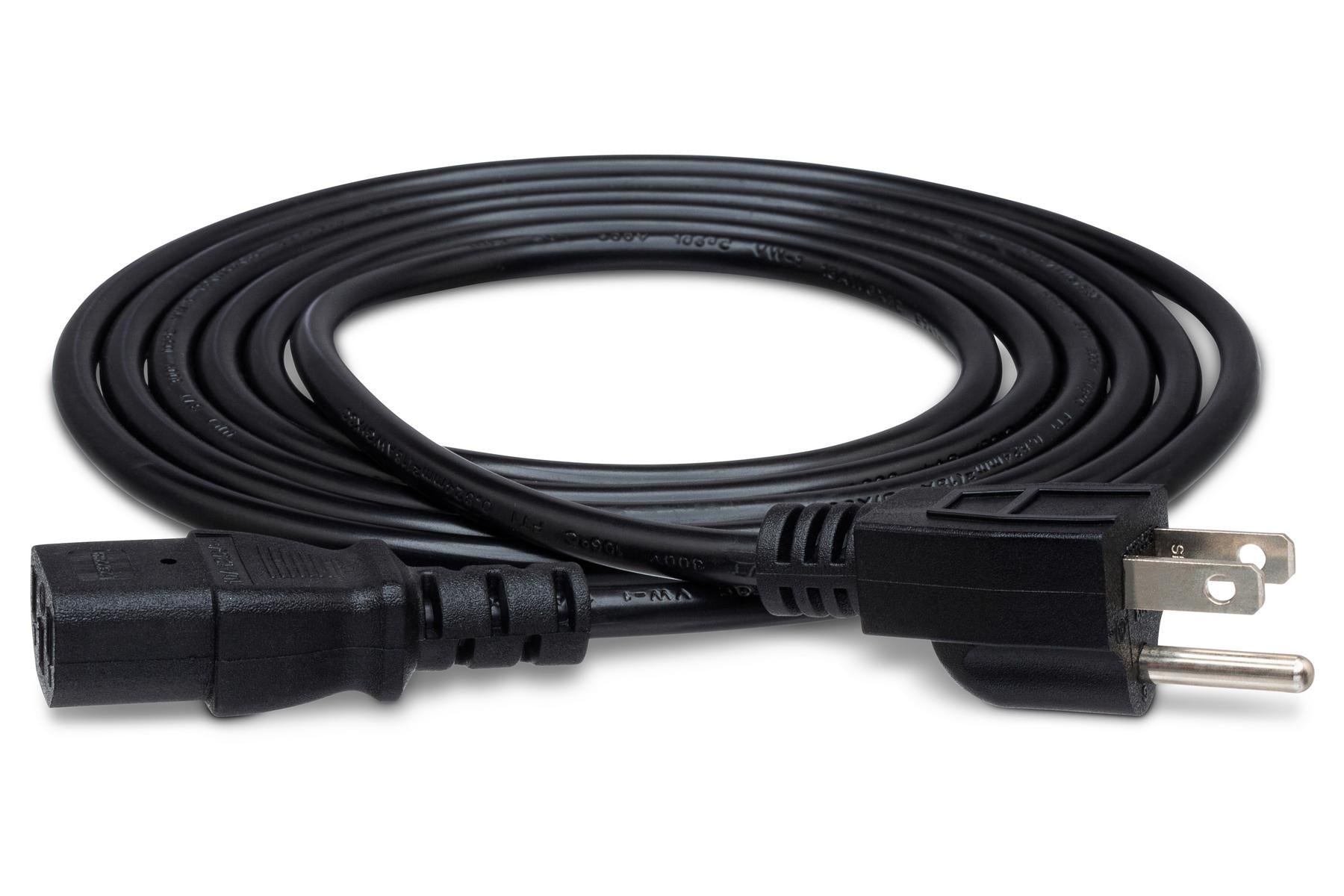 Hosa PWC-148 Power Cord (IEC C13 to NEMA 5-15P, 8 ft)