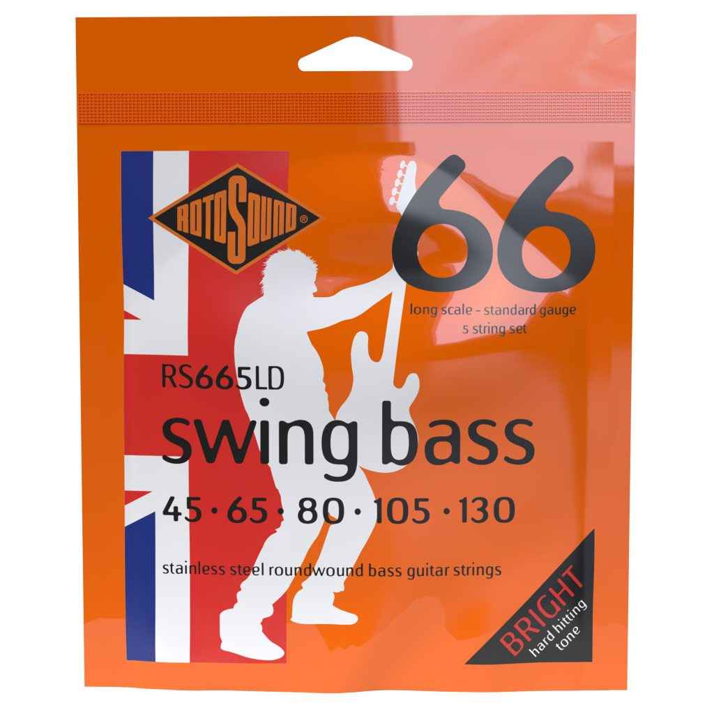 Rotosound RS665LD Swing Bass 66 Stainless Steel 5-String Bass Strings