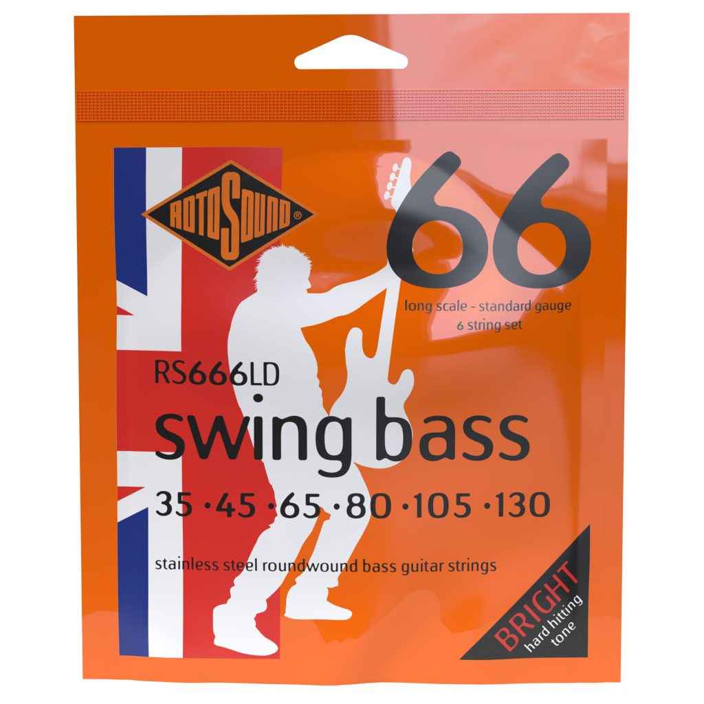 Rotosound RS666LD Swing Bass 66 Stainless Steel 6-String Bass Strings