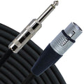 RapcoHorizon RHZ-20 Hi-Z Microphone Cable, XLR Female to 1/4-inch, 20 ft