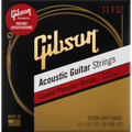 Gibson Coated Phosphor Bronze Acoustic Guitar Strings (Ultra-Light 11-52)