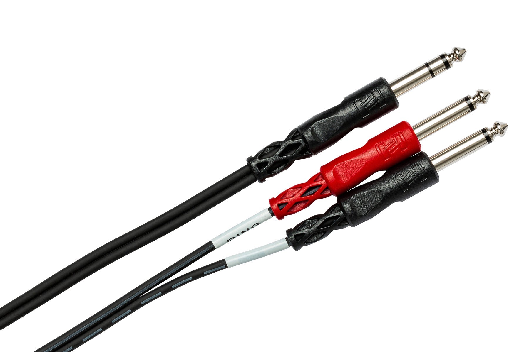 Hosa STP-201 Insert Cable (1/4 in TRS to Dual 1/4 in TS, 3 ft)