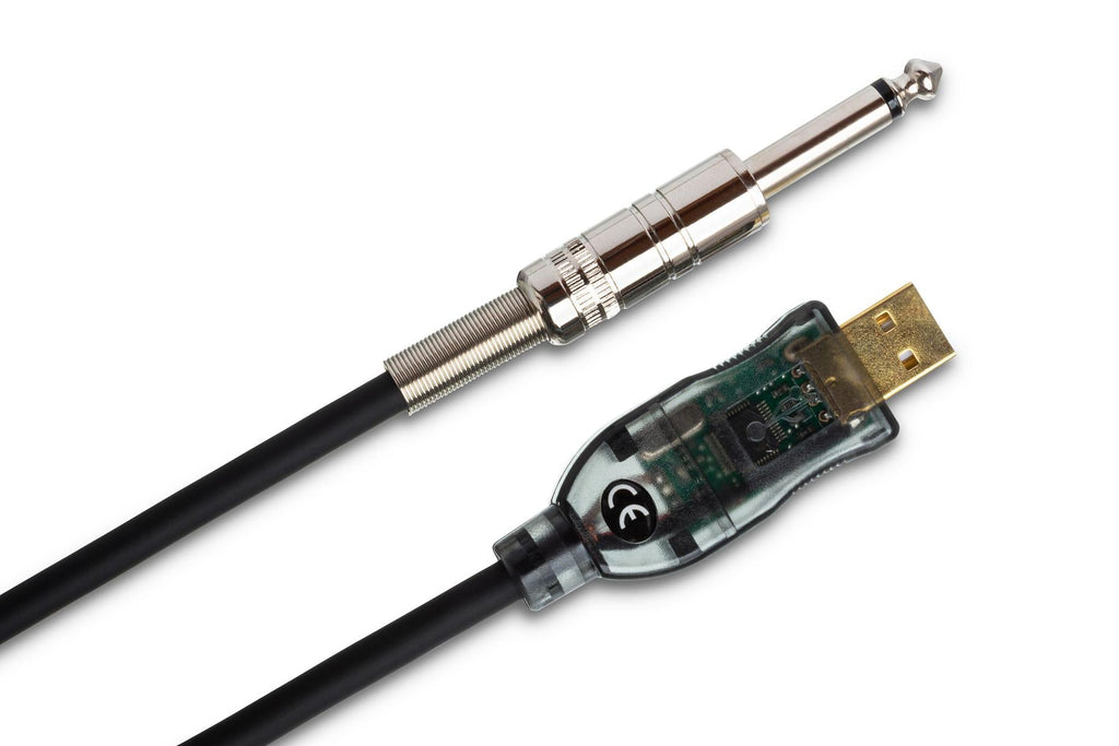 Hosa USQ-110 TRACKLINK Guitar to USB Interface Cable (10 ft)