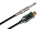 Hosa USQ-110 TRACKLINK Guitar to USB Interface Cable (10 ft)