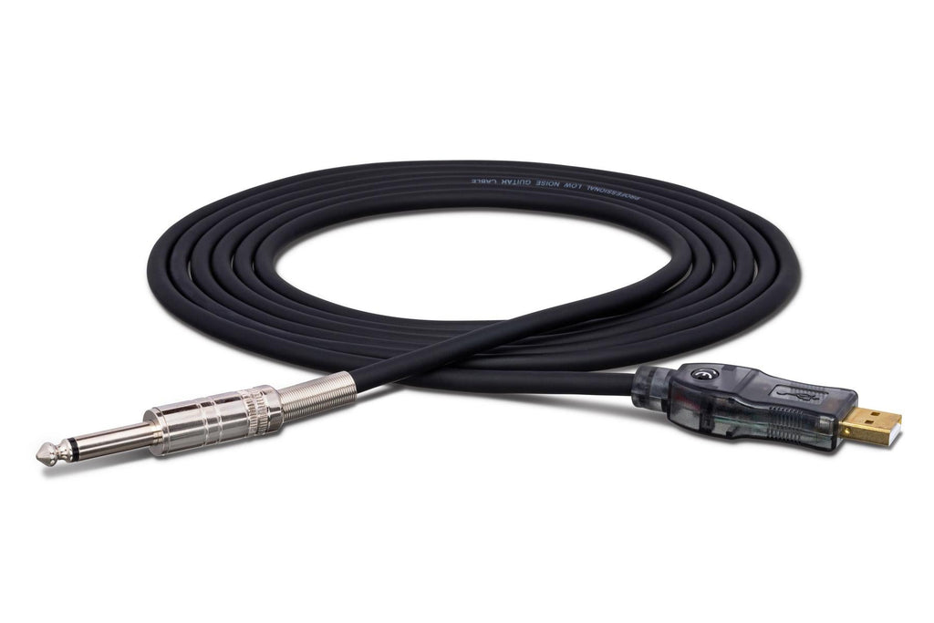 Hosa USQ-110 TRACKLINK Guitar to USB Interface Cable (10 ft)