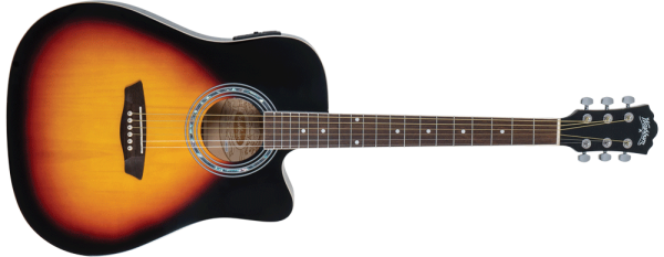 Washburn WA90CE Acoustic-Electric Guitar Pack