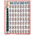 Bass Guitar Chord Notes Chart – Laminated Mini Chart (Walrus Productions)