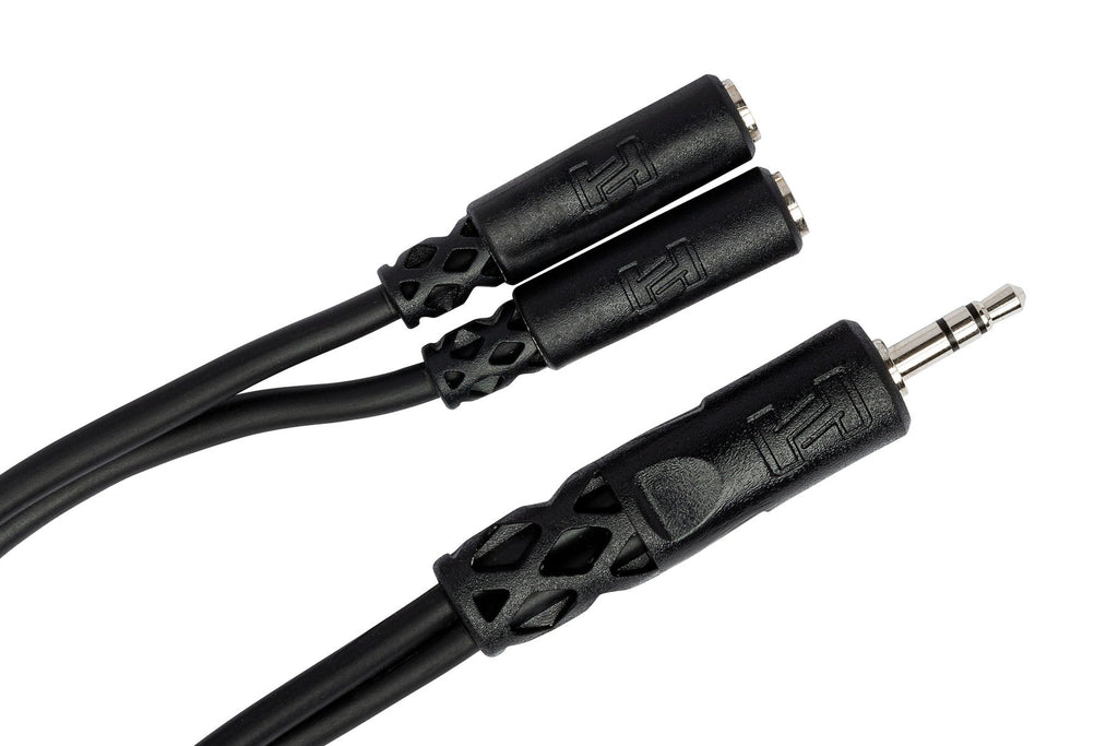Hosa YMM-232 Stereo Breakout Y-Cable (3.5 mm TRS to Dual 3.5 mm TRSF)