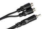 Hosa YRA-104 Y-Cable (RCA to Dual RCA Female)