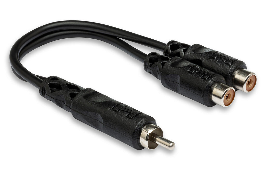Hosa YRA-104 Y-Cable (RCA to Dual RCA Female)