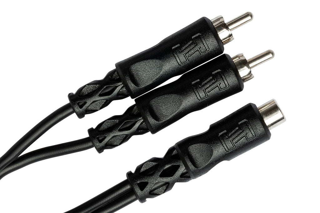 Hosa YRA-105 Y-Cable (RCA Female to Dual RCA Male)