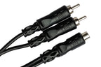 Hosa YRA-105 Y-Cable (RCA Female to Dual RCA Male)