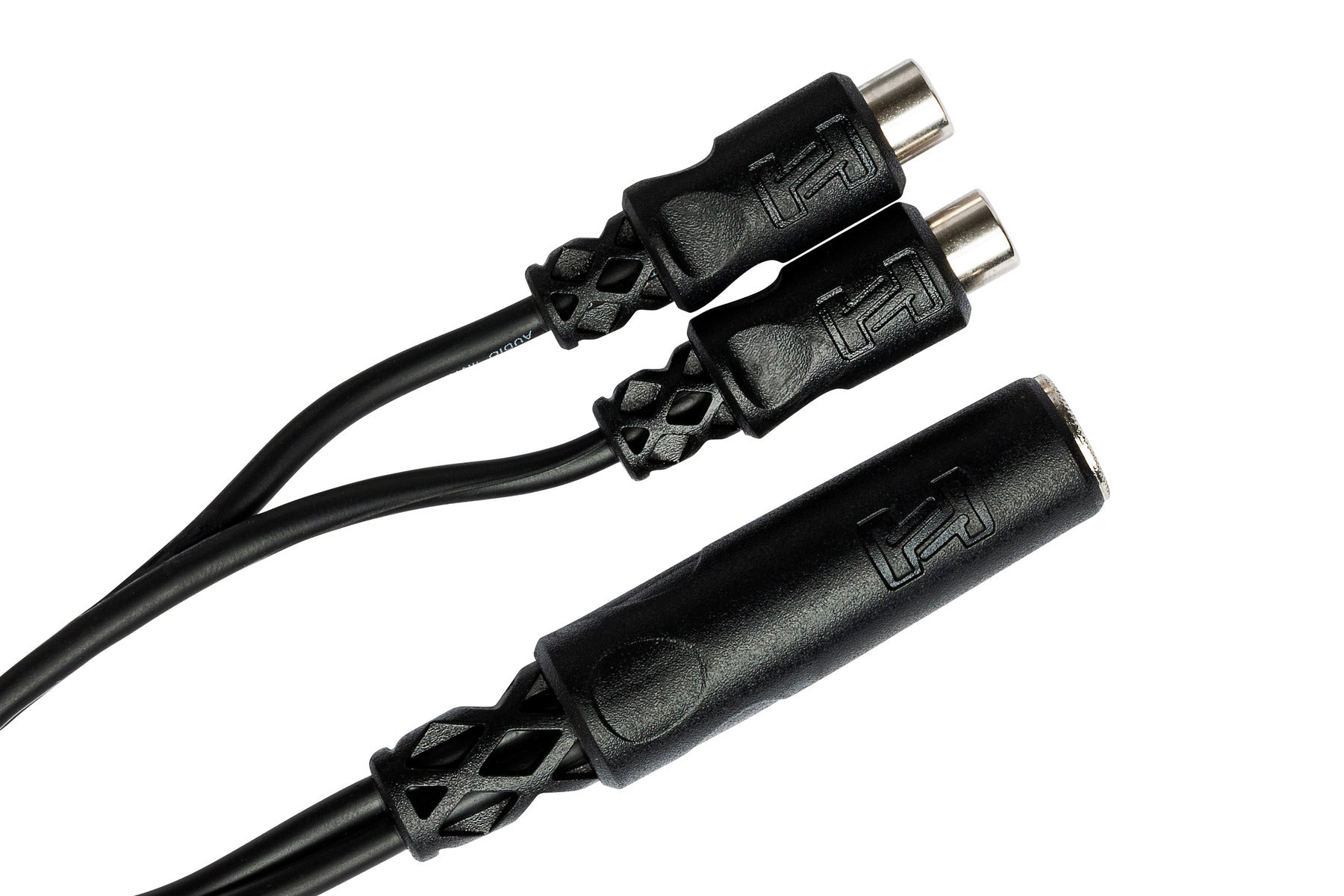 Hosa YRA-115 Y-Cable (1/4 in TS Female to Dual RCA Female)