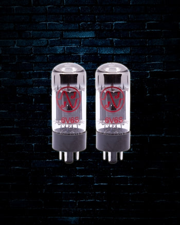 JJ Electronic 6V6S Double Mica Power Vacuum Tubes (Matched Pair)