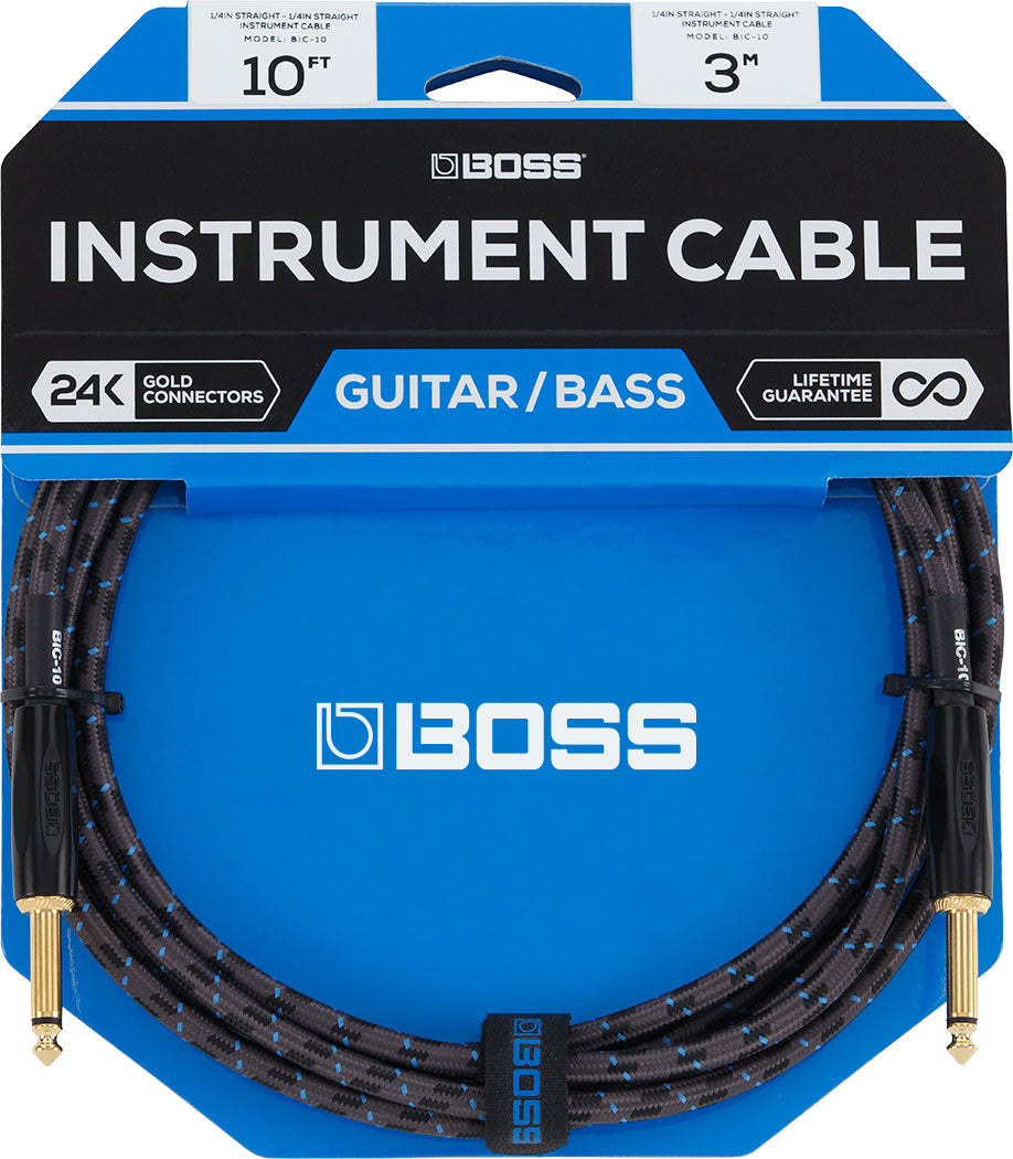 Boss BIC-10 10FT Instrument Cable