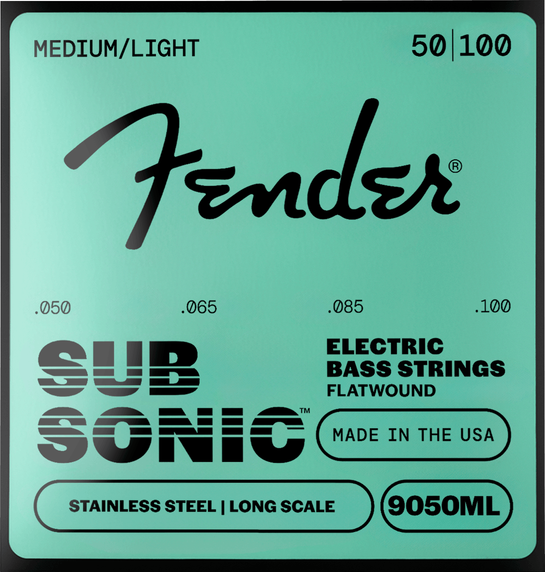 Fender 9050ML 50-100 Flatwound Bass Strings