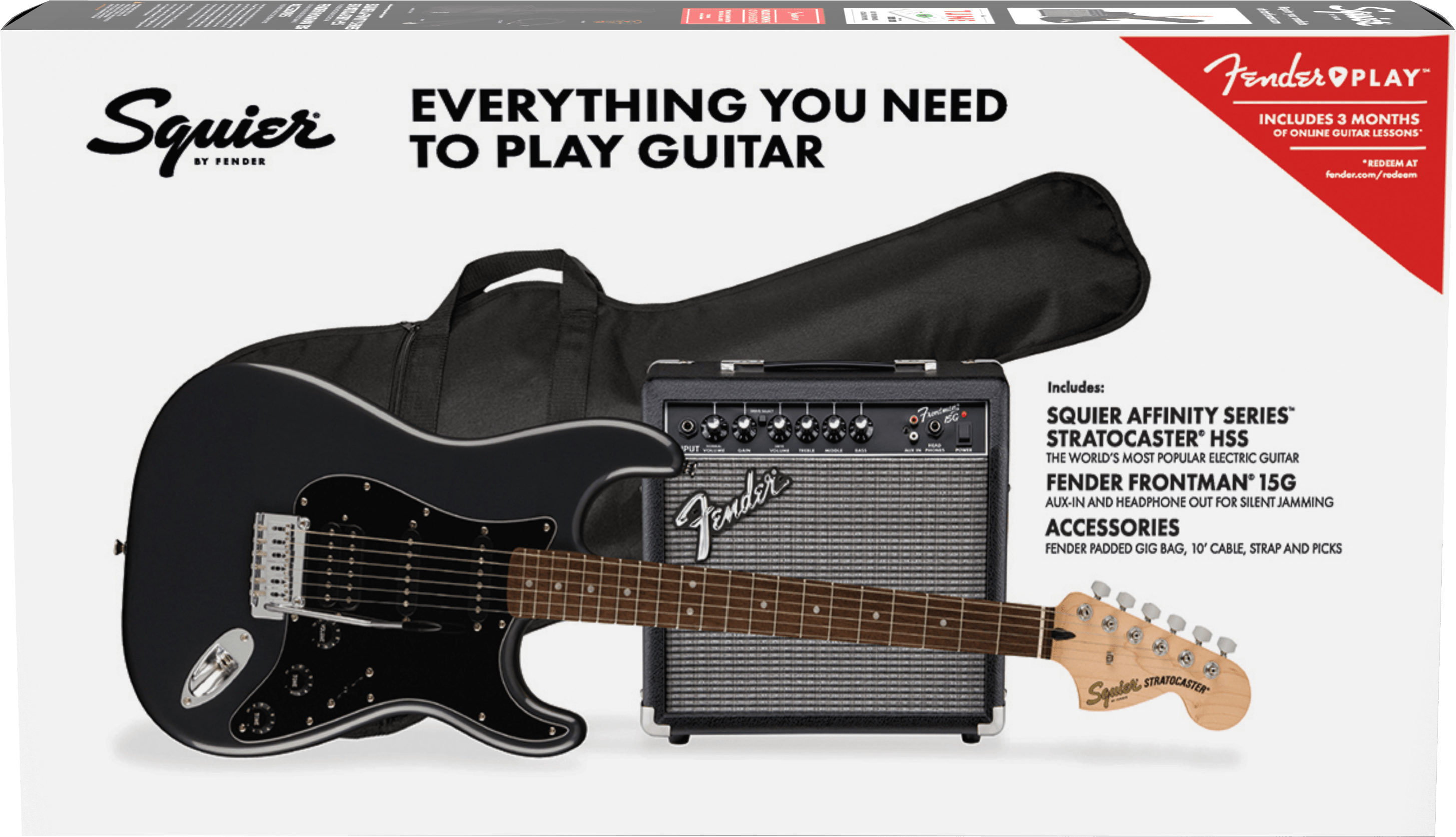 Fender Pk Aff Strat Hss Lrl Cfm