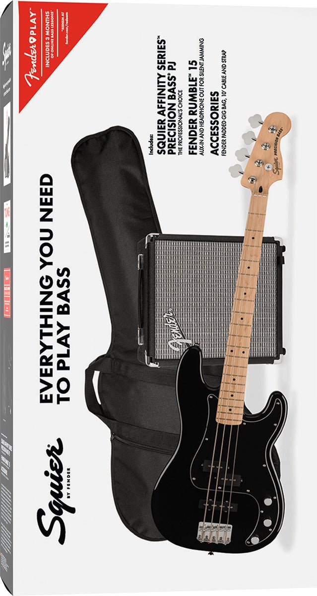 Fender Pk Pj Bass Mn Bk R15