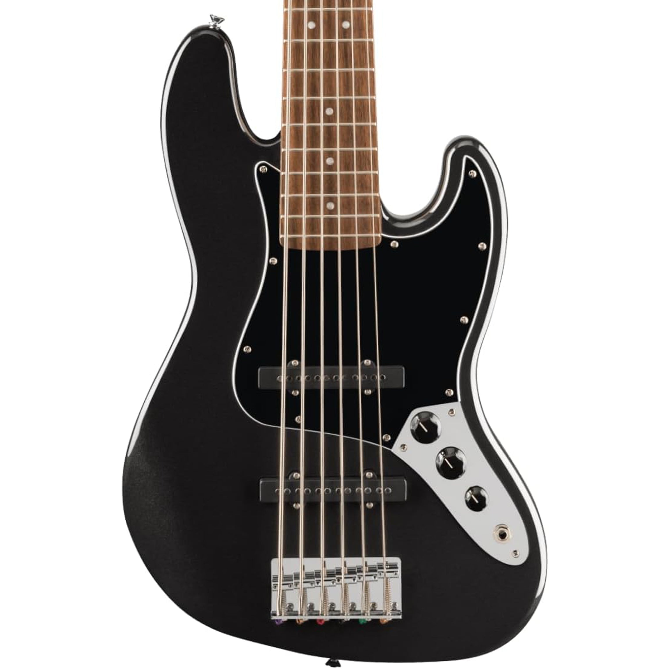 Fender Sq Aff J Bass Vi Lrl Bpg Bkm