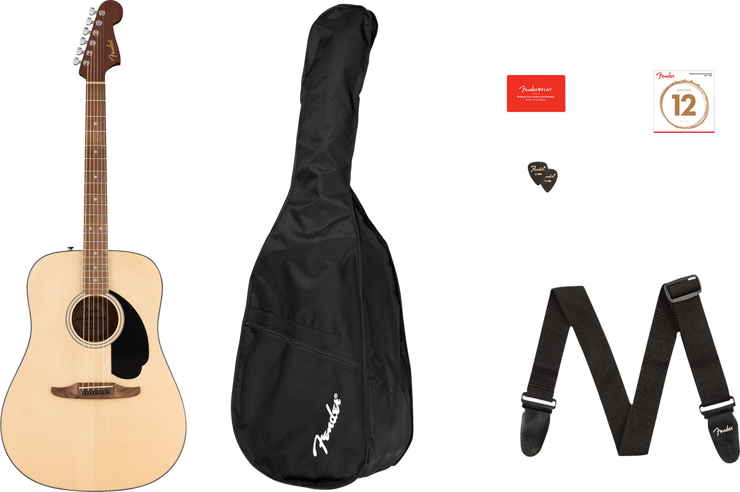 Fender Ca Std Redondo Pack Bpg Nat
