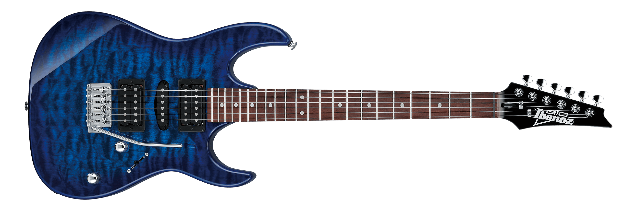 Ibanez GRX70QA Trans Blue Burst