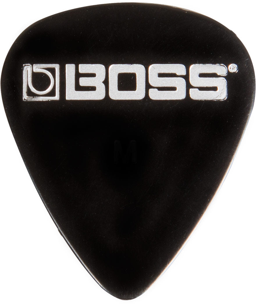 Boss Celluloid Guitar Picks - Black, Heavy (12-Pack)