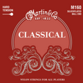 Martin M160 Silverplated Ball-End Classical Guitar Strings, Hard Tension