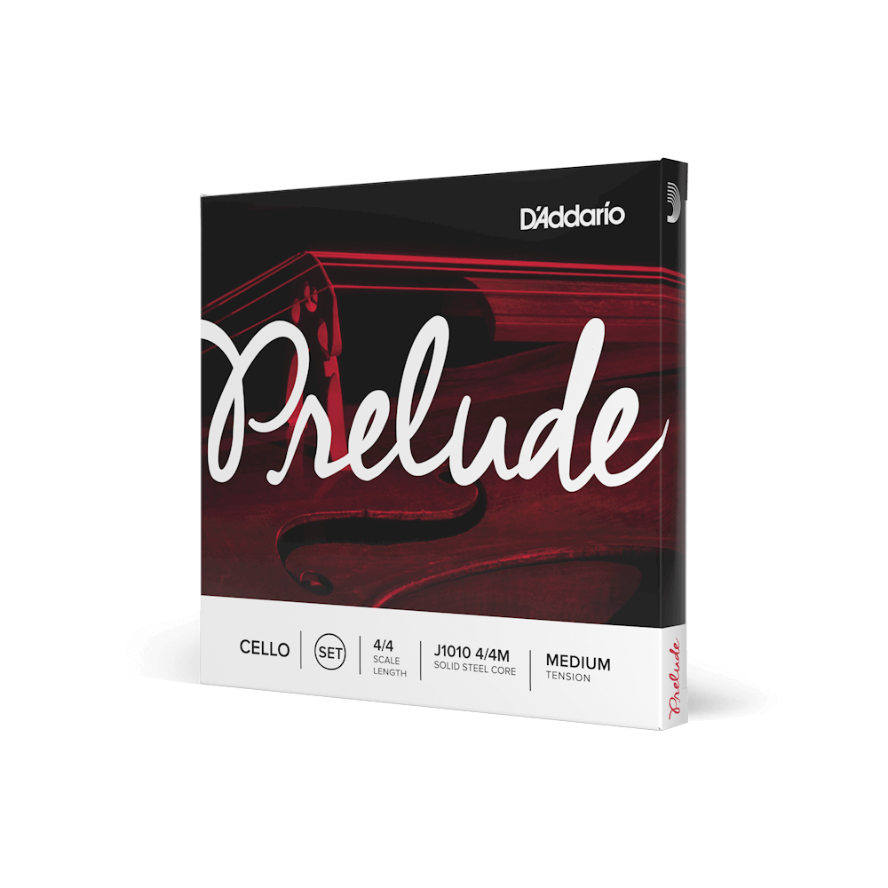 D'Addario Prelude Cello Single A String, 4/4 Scale, Medium Tension (J1011)