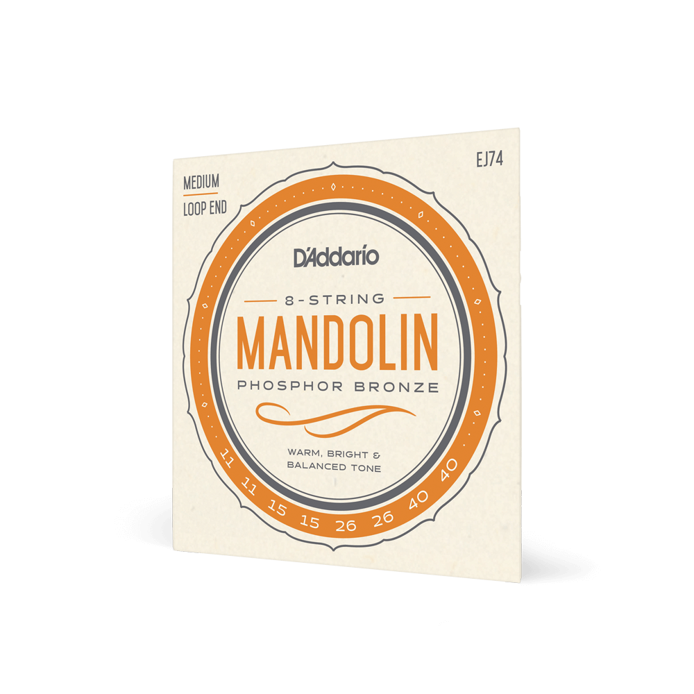 D'Addario EJ74 Phosphor Bronze Mandolin Strings Medium