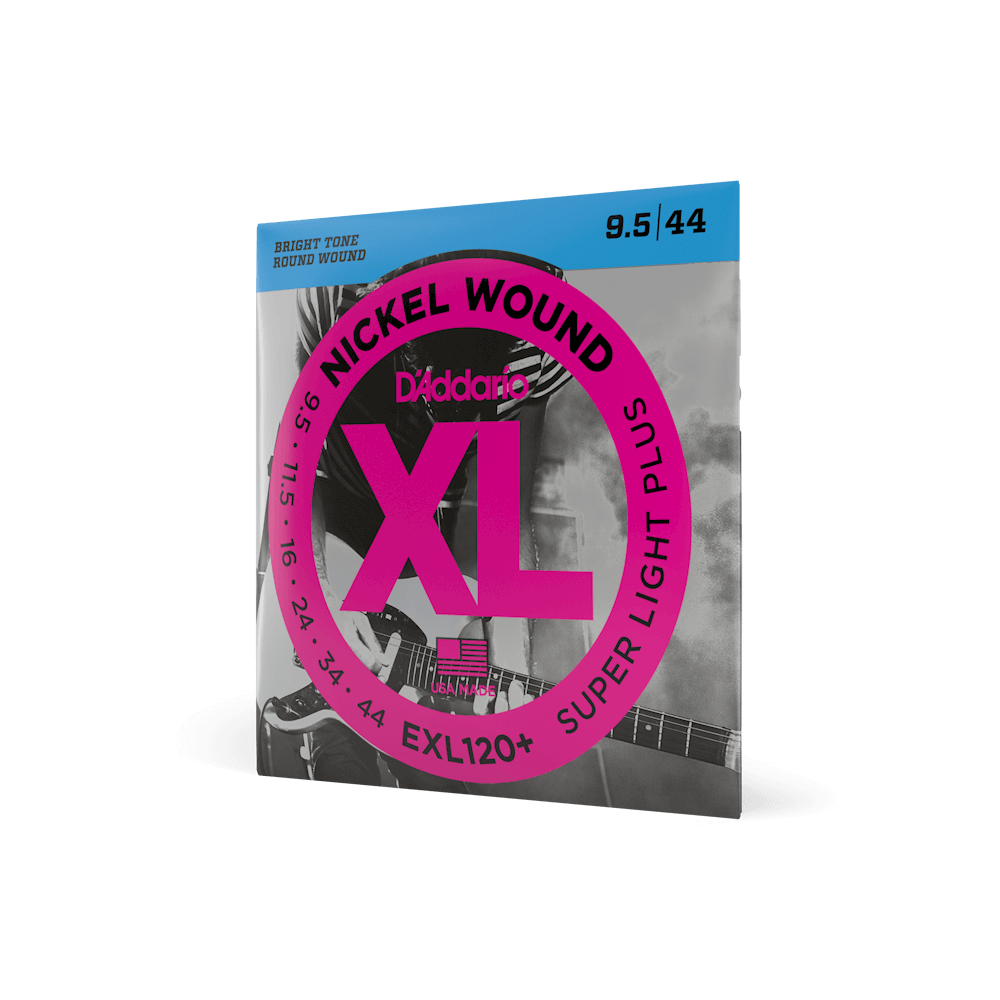 D'Addario EXL120+ XL Nickel Wound Super Light Plus Electric Guitar Strings