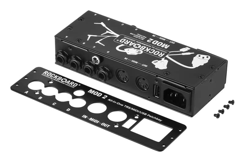 Rockboard Mod 2 Trs, Midi, Iec, DC & USB Patchbay