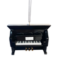 Music Treasures Co. Black Upright Piano Christmas Ornament
