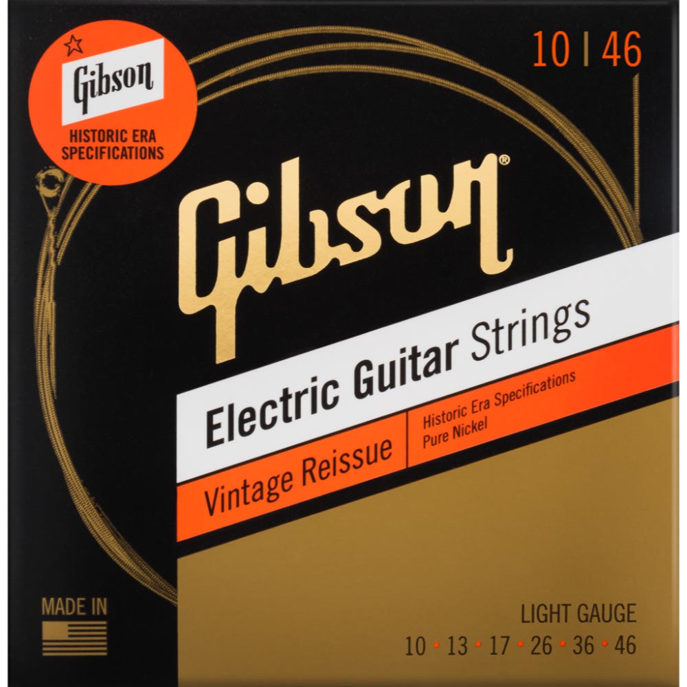 Gibson Vintage Reissue Electric Guitar Strings (Light 10-46)