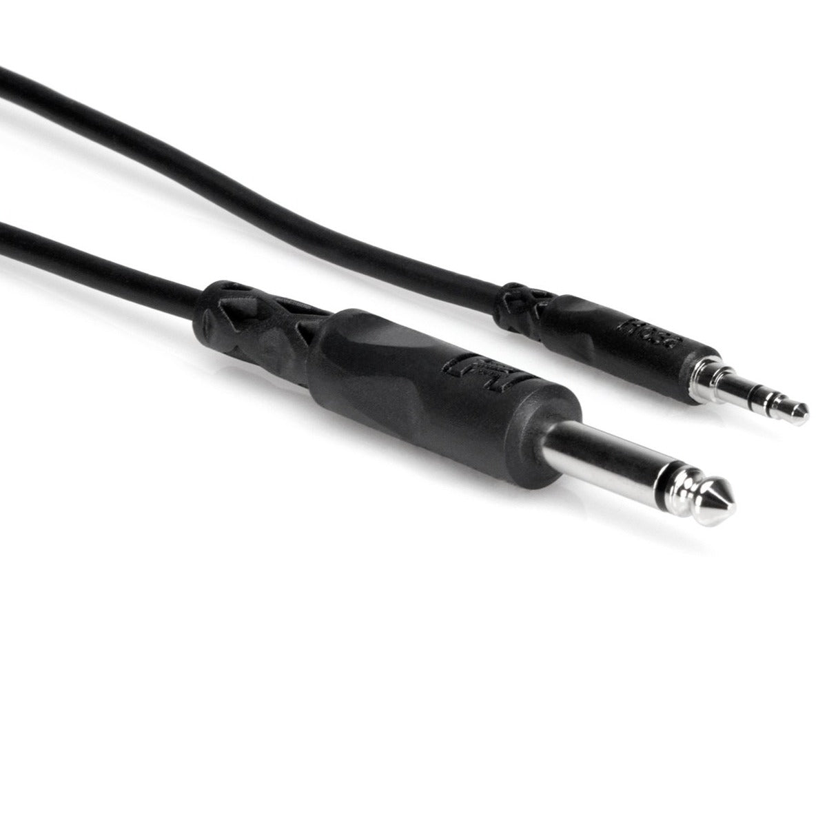 Hosa CMP-110 Mono Interconnect Cable, 1/4 in TS to 3.5mm TRS, 10 ft