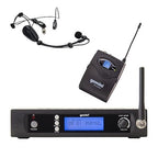 Gemini UHF-6100HL UHF Wireless Headset/Lavalier Microphone System