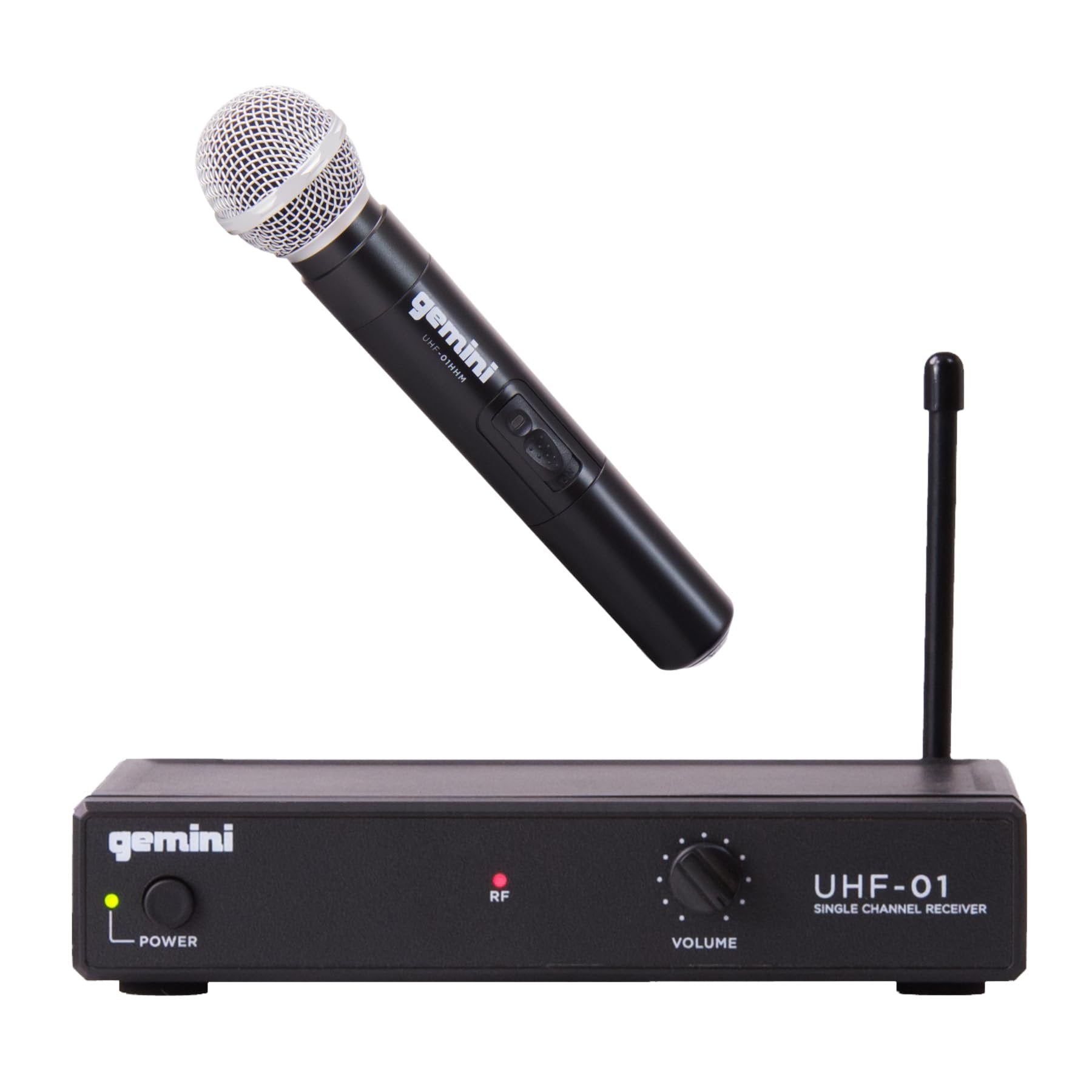 Gemini UHF-01M Single-Channel UHF Wireless Handheld Microphone System