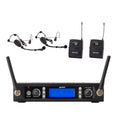 Gemini UHF-6200HL Dual UHF Wireless Headset/Lavalier Microphone System
