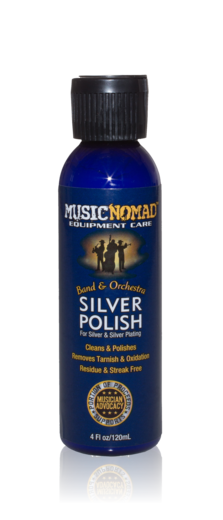 Music Nomad MN701 Silver Polish for Silver & Silver-Plated Instruments (4 oz.)