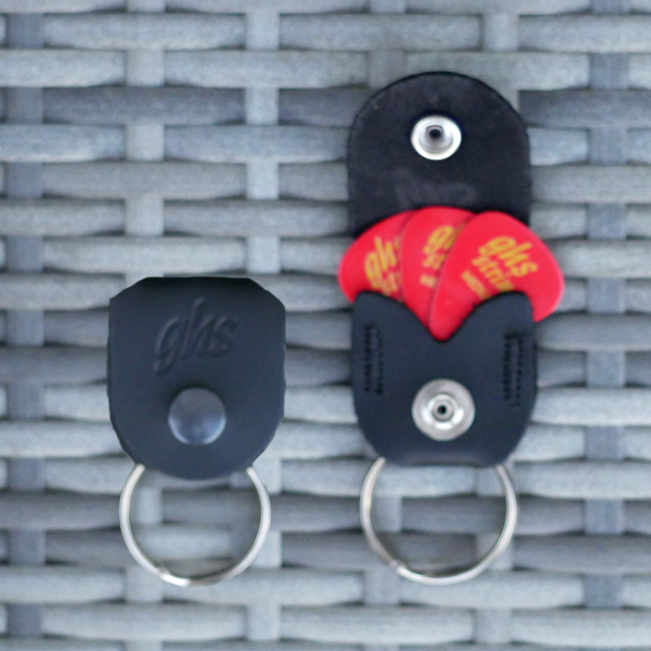 GHS Leather Guitar Pick Keychain