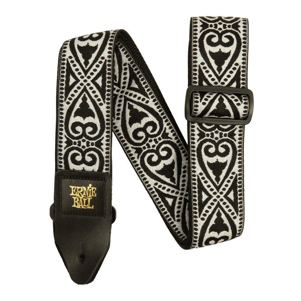 Ernie Ball Black Heart Classic Jacquard Guitar Strap