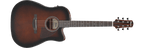 Ibanez AAD51CE Advanced Acoustic Acoustic-Electric Guitar (Dark Violin Sunburst)